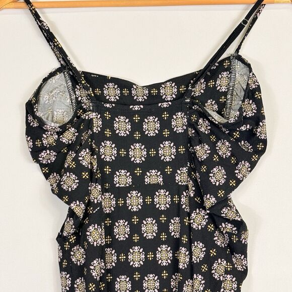 Free People Center Of Attention Black Pattern Mini Dress Women's Small NEW NWT - Picture 9 of 11